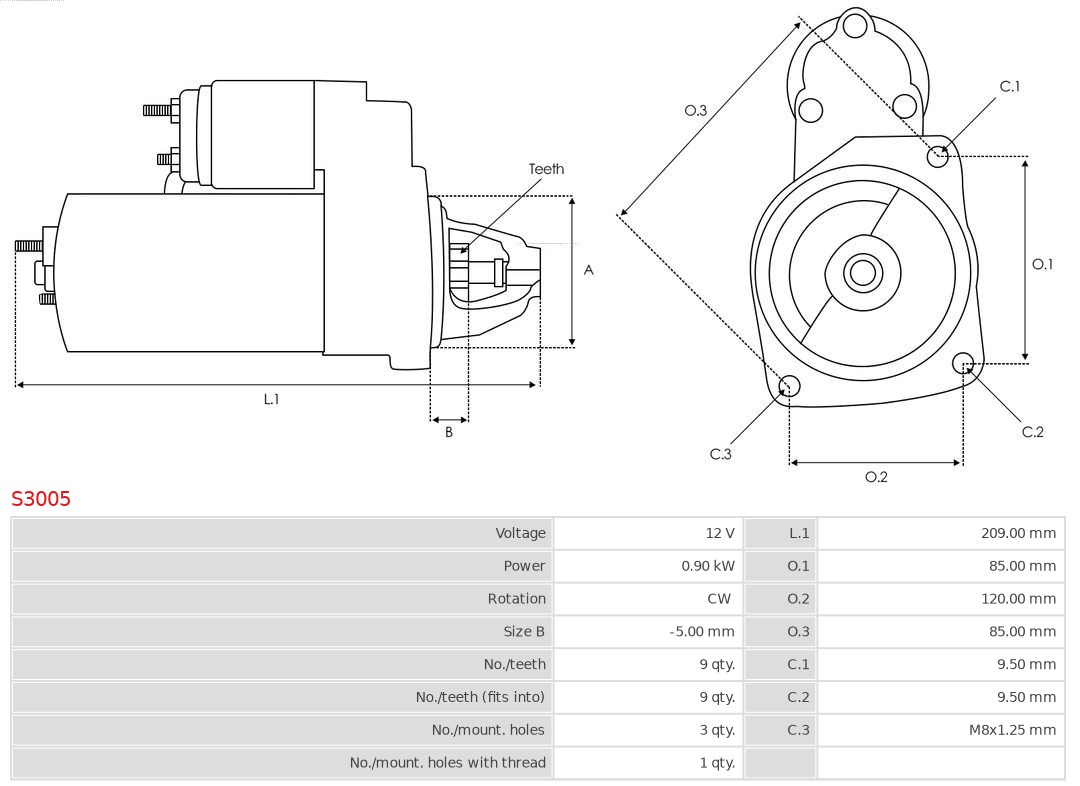 AS-PL Starter S3005