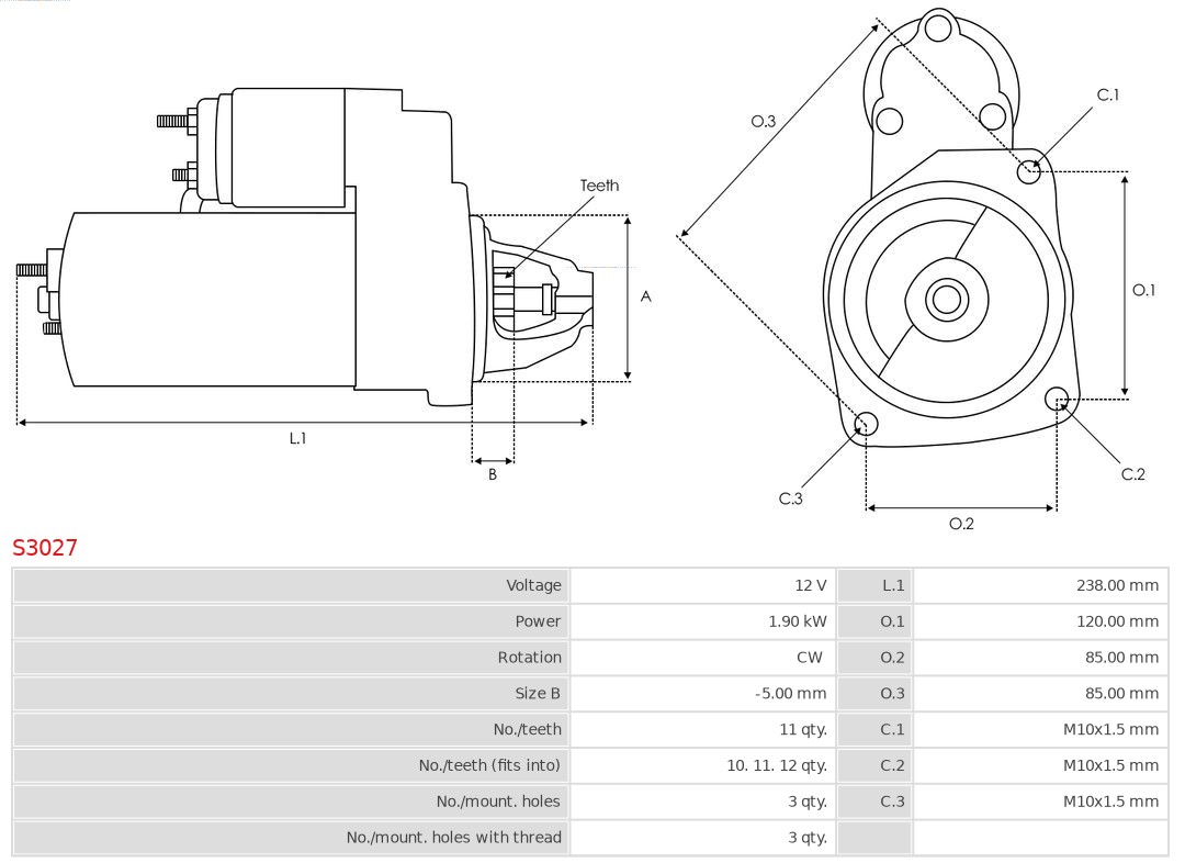 AS-PL Starter S3027