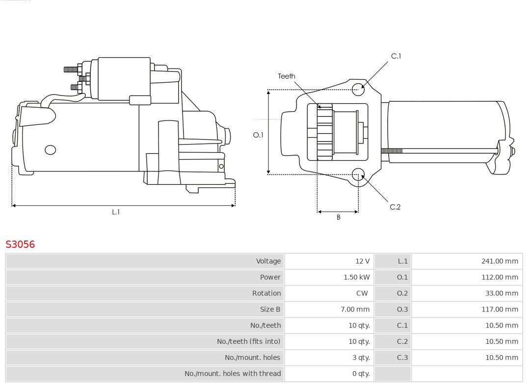 AS-PL Starter S3056