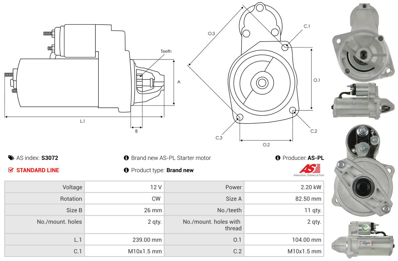 AS-PL Starter S3072