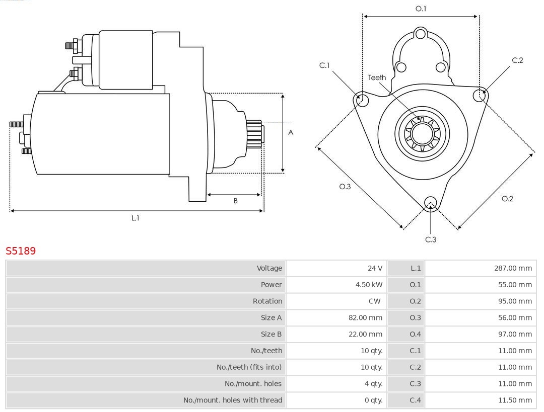 AS-PL Starter S5189