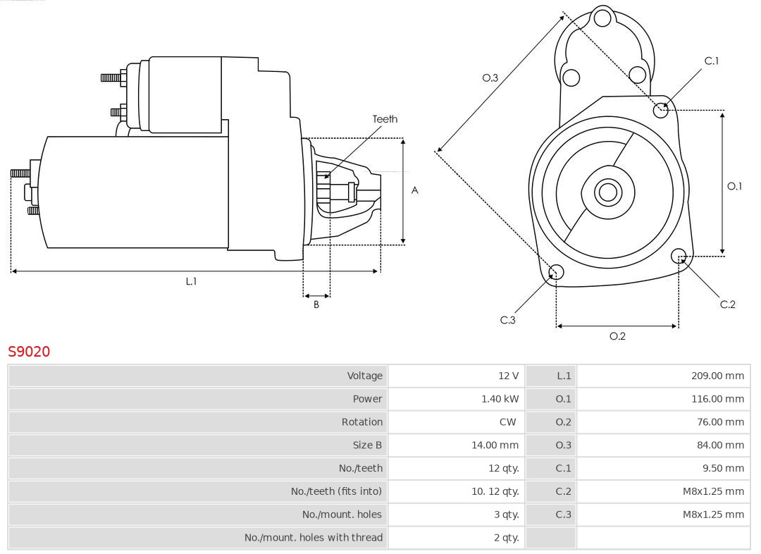 AS-PL Starter S9020