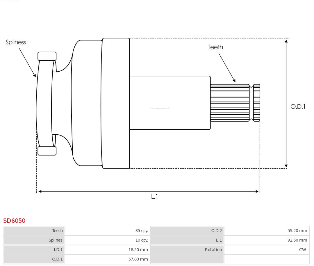 AS-PL Starter SD6050