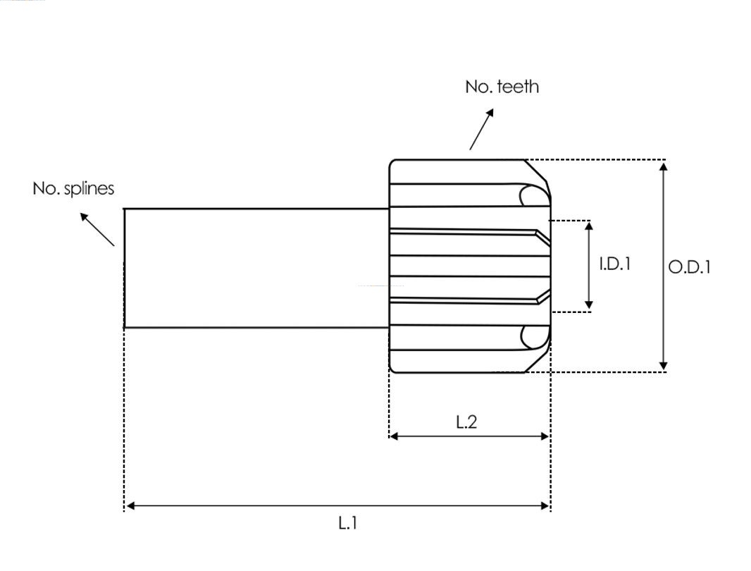 AS-PL Vrijwielaandrijving, starter SD9017