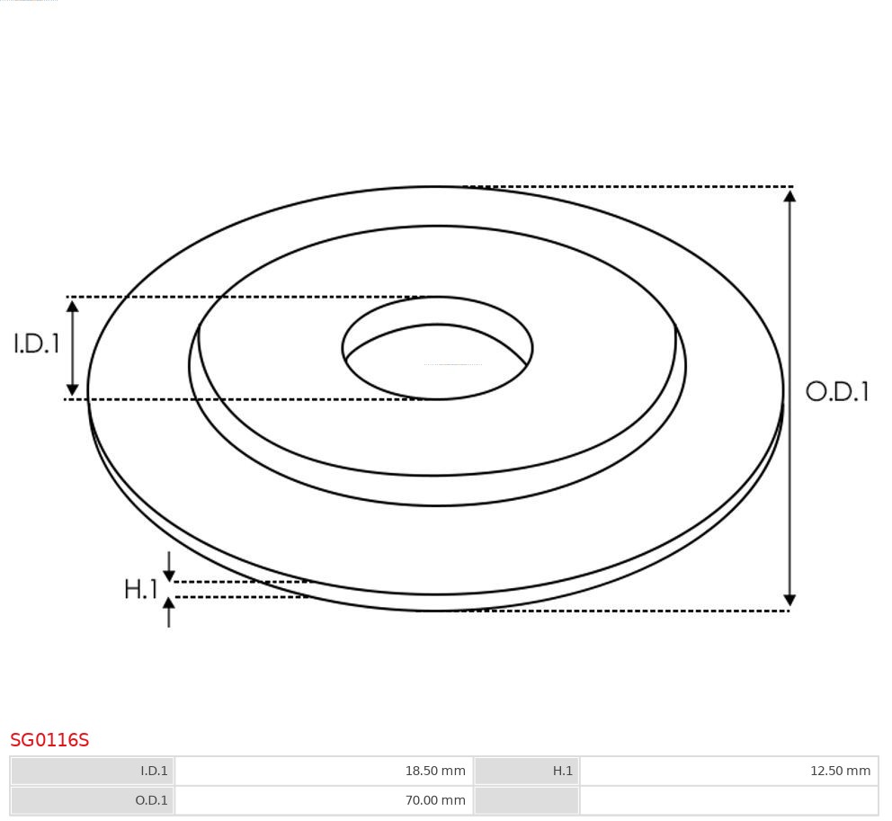 AS-PL Reparatieset, startmotor SG0116S