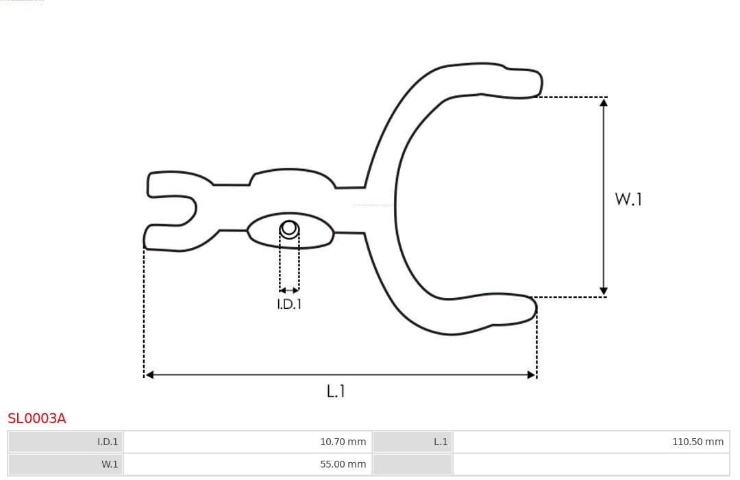 AS-PL Reparatieset, startmotor SL0003A