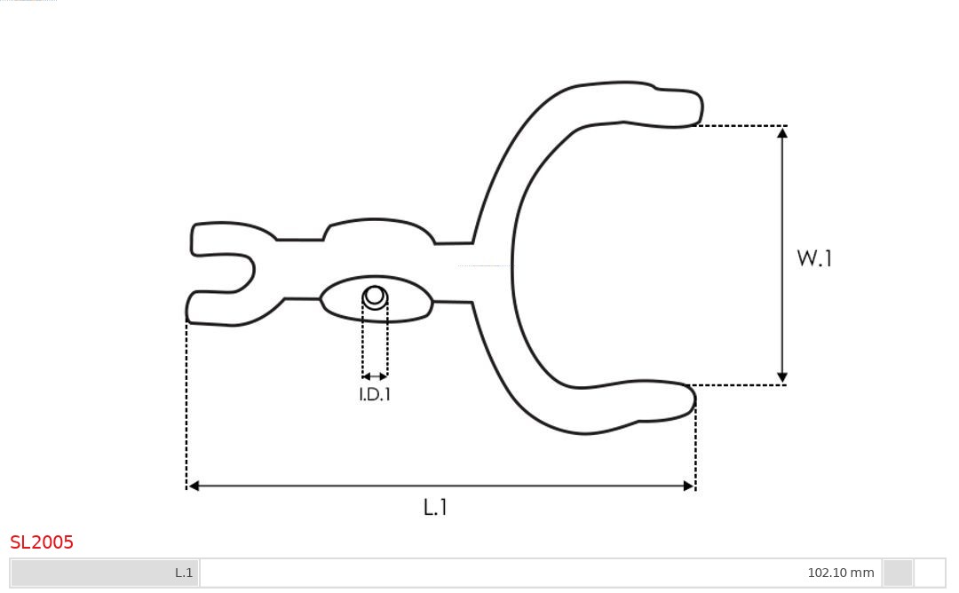 AS-PL Reparatieset, startmotor SL2005