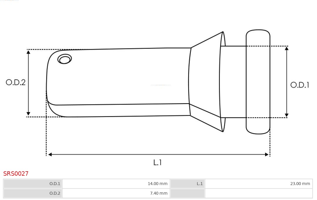 AS-PL Reparatieset, startmotor SRS0027