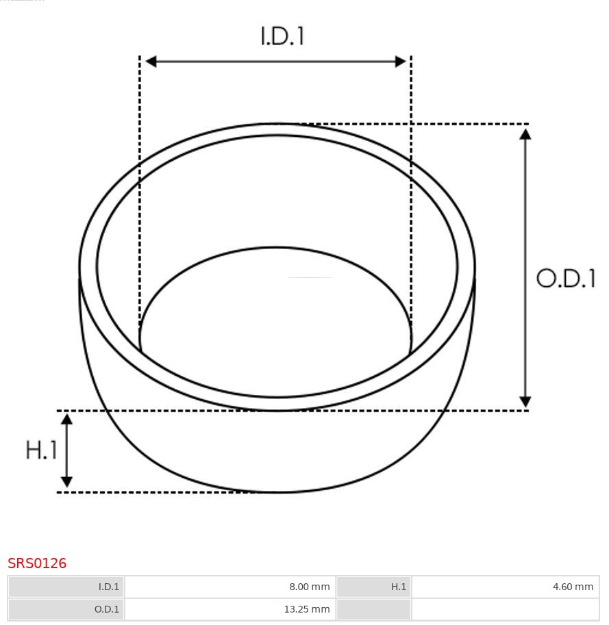 AS-PL Reparatieset, startmotor SRS0126