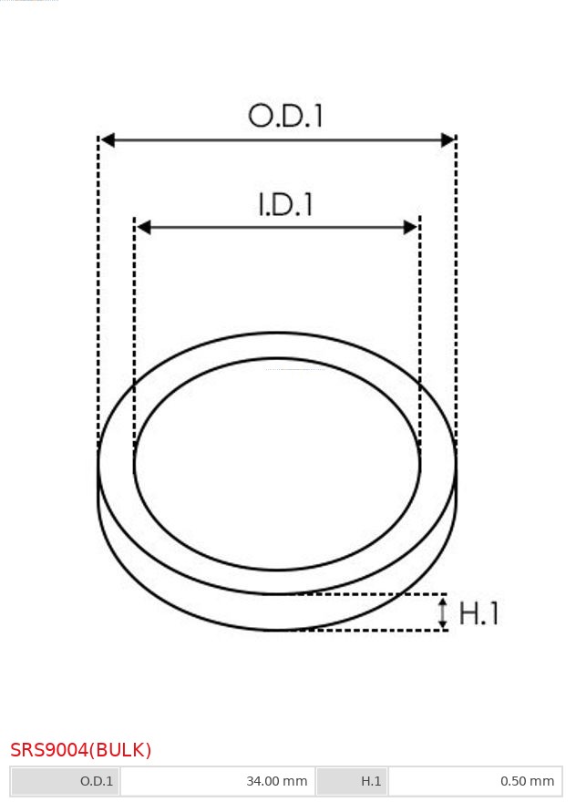 AS-PL Reparatieset, alternator SRS9004(BULK)