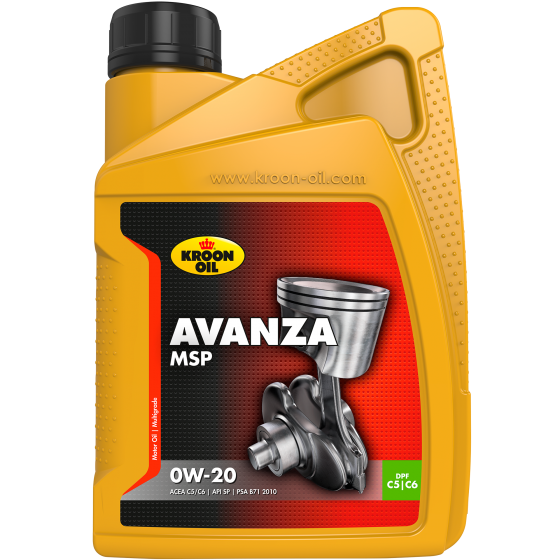 Kroon-Oil Avanza MSP 0W-20 1 Liter Fles 37349