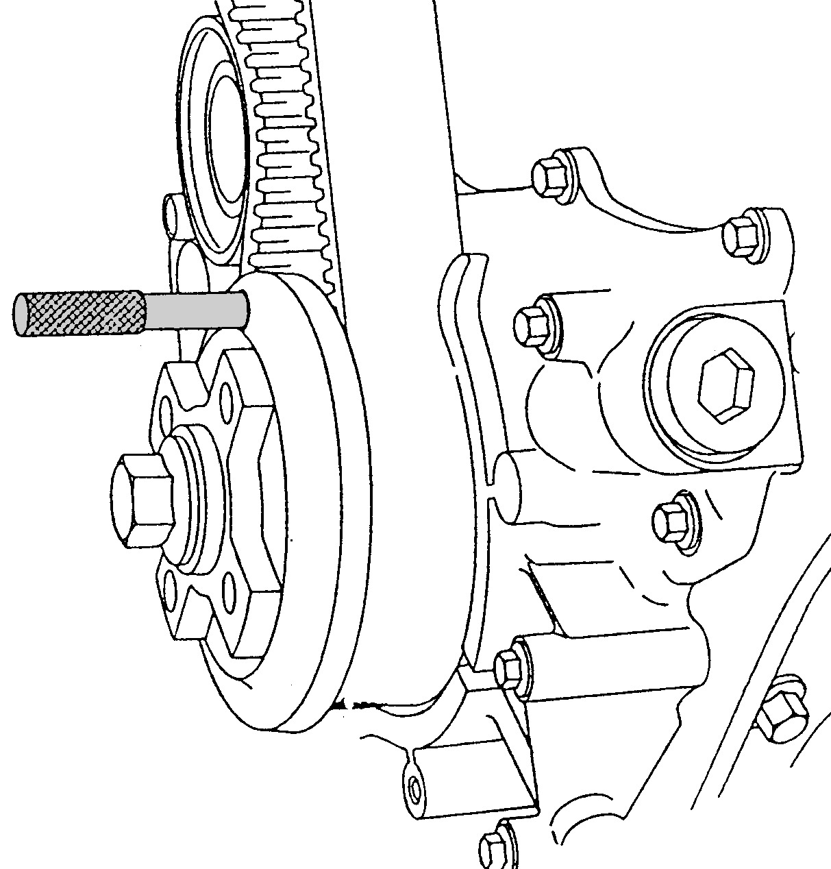 Gedore Blokkeer- en timinggereedschapset KL-0680-220 B