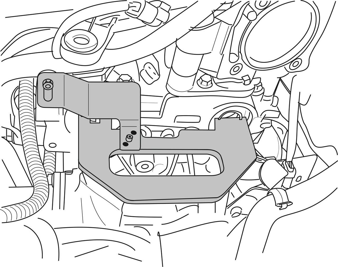Gedore Blokkeer- en timinggereedschapset KL-1280-23 KB