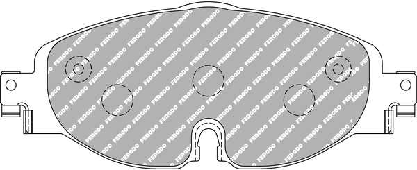 Remblokkenset, schijfrem Ferodo Racing FCP4433Z