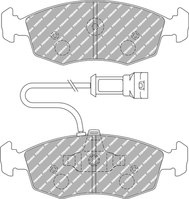 Ferodo Racing Remblokset FDS276