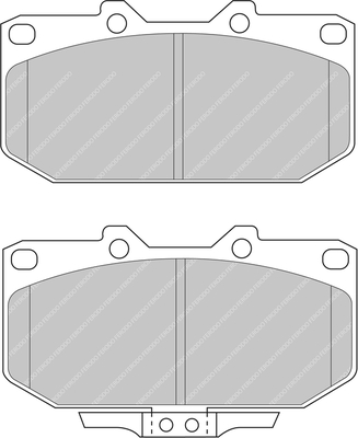 Ferodo Racing Remblokset FDS986