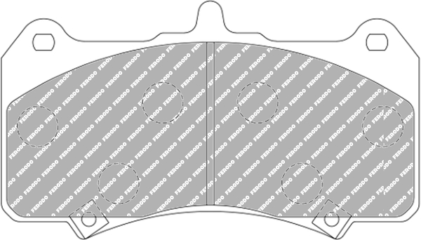 Remblokkenset, schijfrem Ferodo Racing FRP3147H
