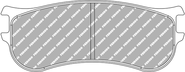 Remblokkenset, schijfrem Ferodo Racing FRP3163TL66