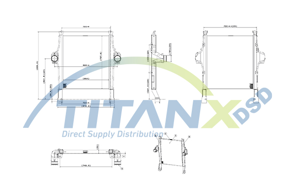 Interkoeler Titanx IX159009