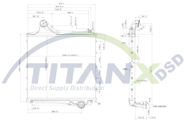Interkoeler Titanx IX169006