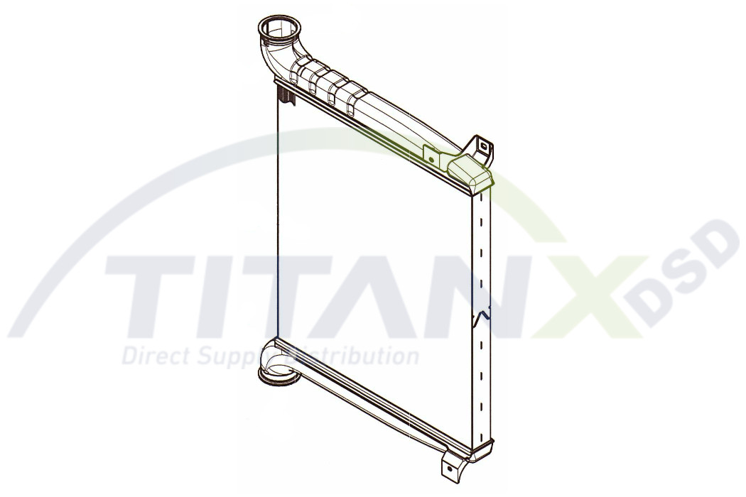 Interkoeler Titanx IX609015