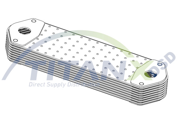 Oliekoeler motorolie Titanx OX149010