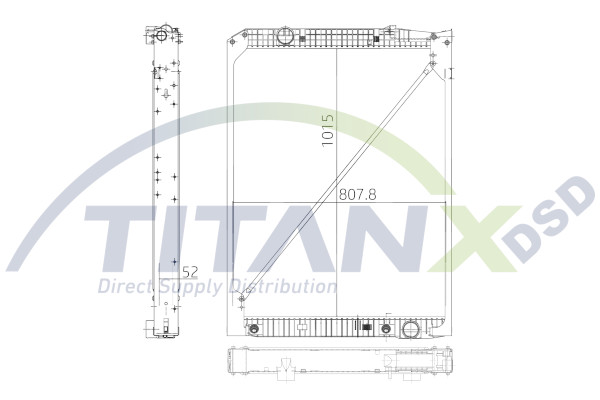 Radiateur Titanx RX119004