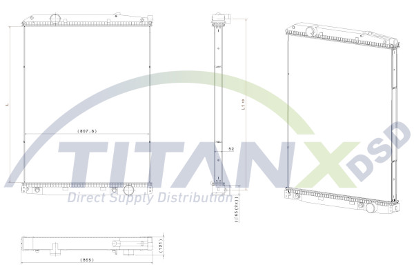 Radiateur Titanx RX119014