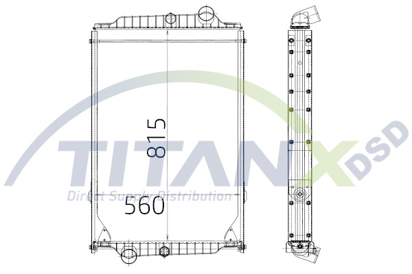 Radiateur Titanx RX129007