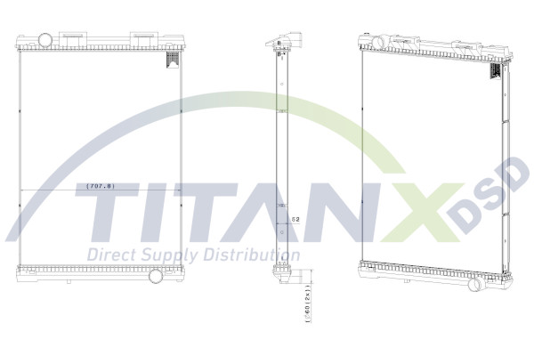 Radiateur Titanx RX139008