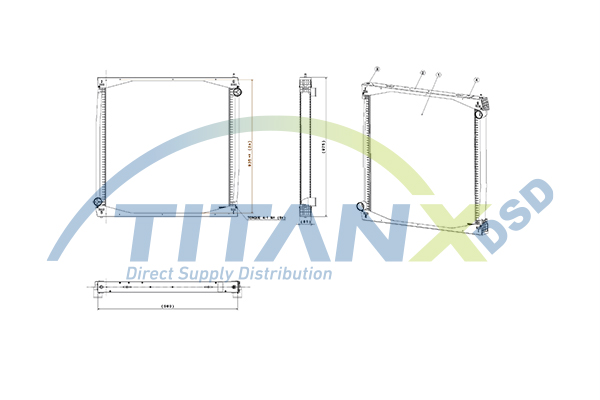 Radiateur Titanx RX149001