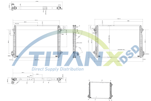 Radiateur Titanx RX149006