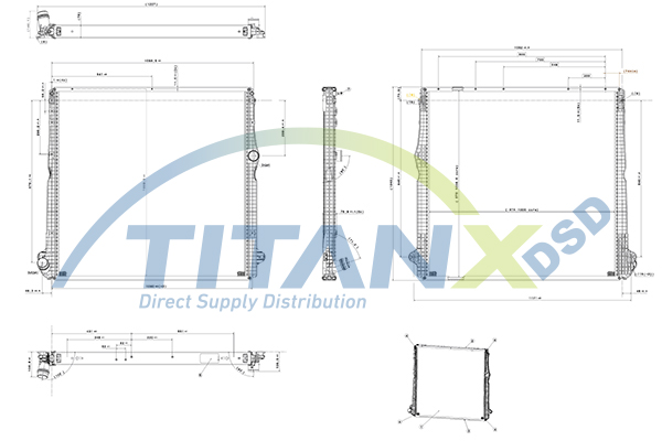 Radiateur Titanx RX149008