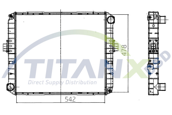 Radiateur Titanx RX159001