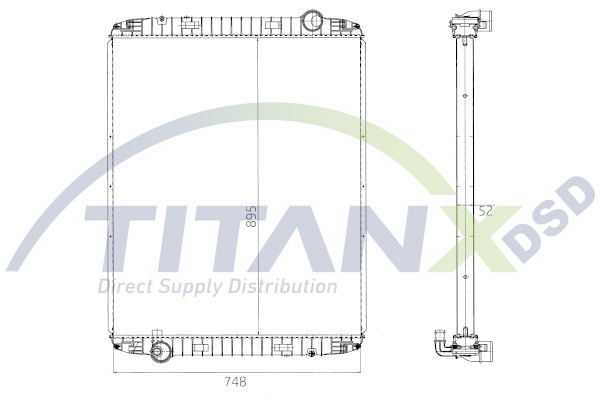Radiateur Titanx RX159024