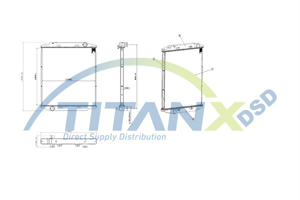 Radiateur Titanx RX159029