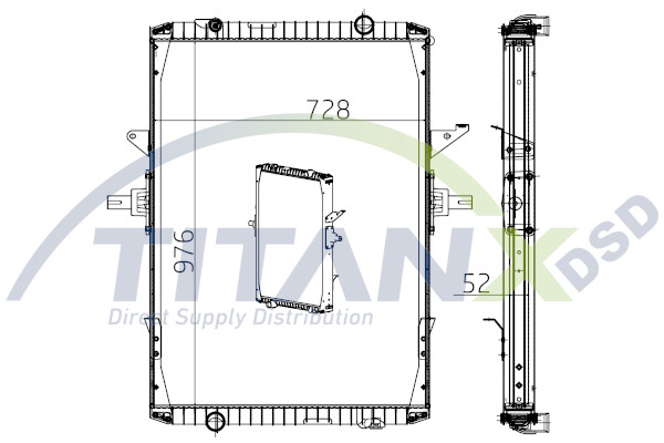Radiateur Titanx RX169004