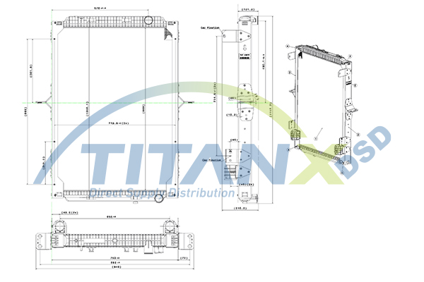 Radiateur Titanx RX169017