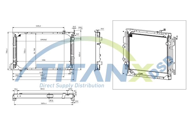 Radiateur Titanx RX609006