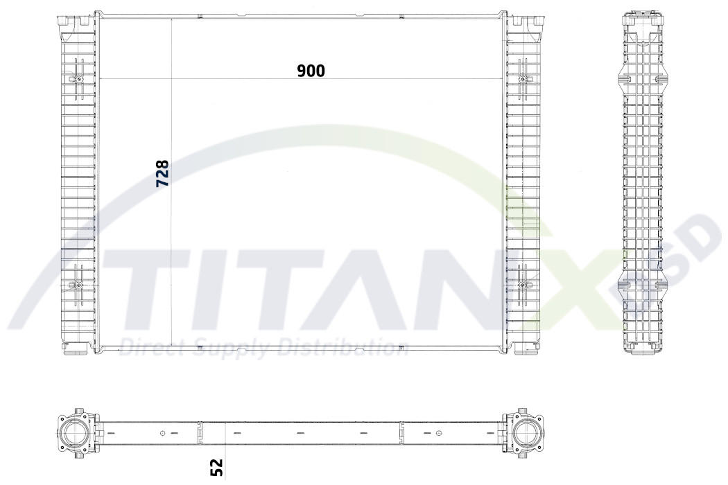 Radiateur Titanx RX809003