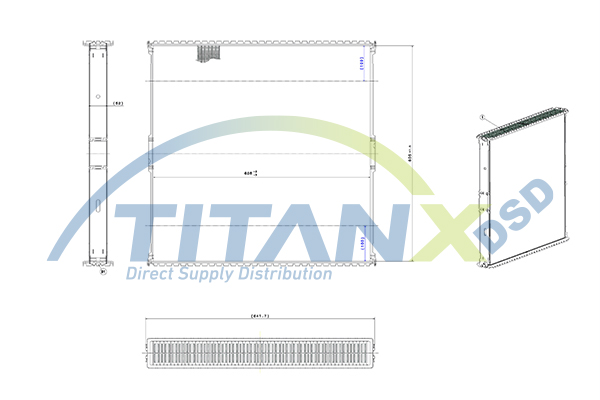Koelblok radiateur Titanx WX119005