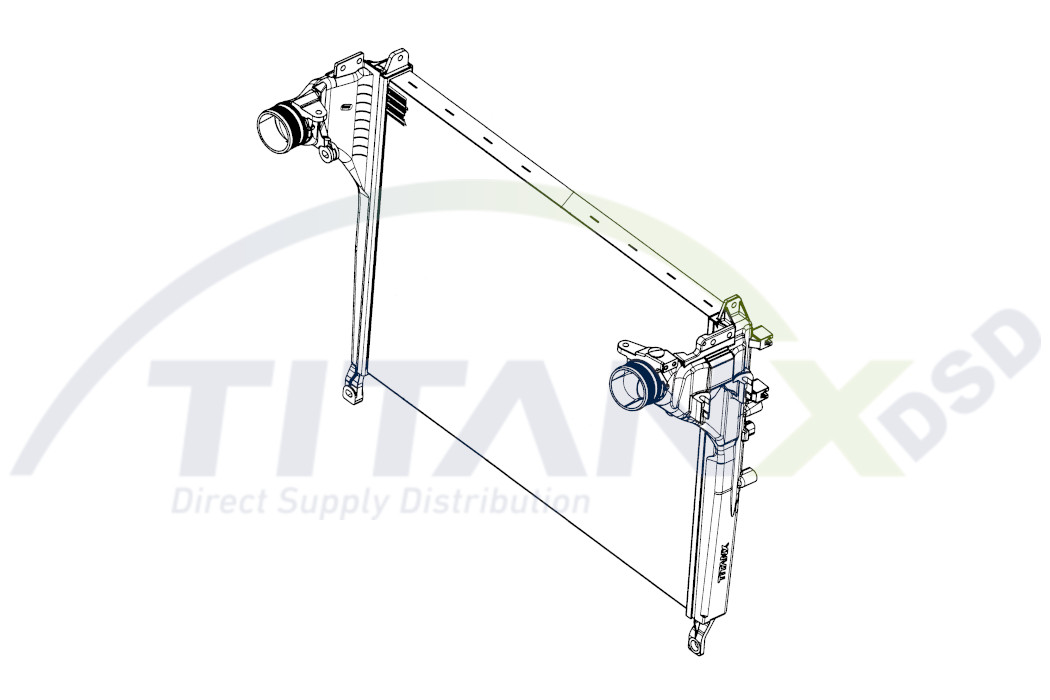Intercooler, inlaatluchtkoeler Titanx IX119013