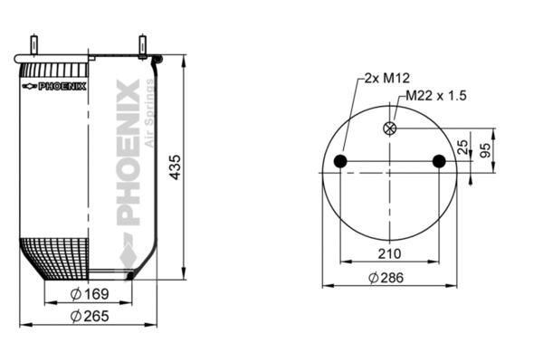 Phoenix Veerbalg 1 D 28 A-10 NP