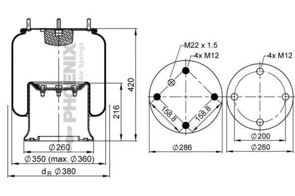 Phoenix Veerbalg 1 D 28 C-12