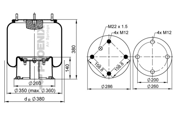 Phoenix Veerbalg 1 D 28 G-26