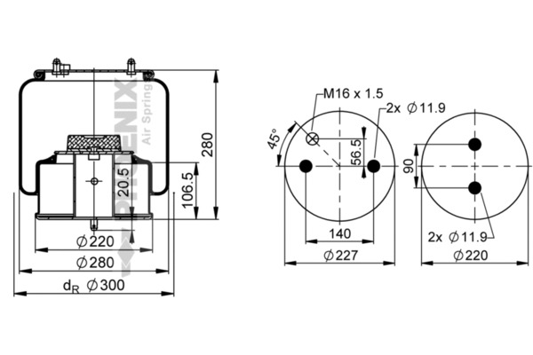 Phoenix Veerbalg 1 DF 20 C-2