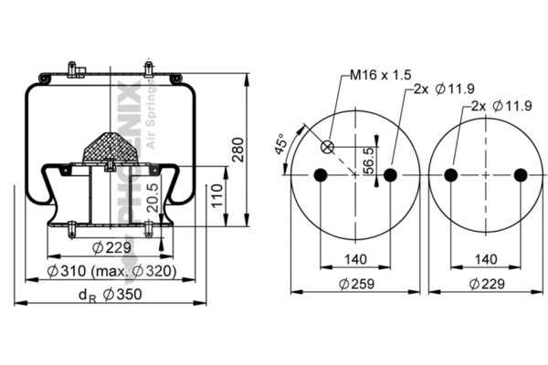 Phoenix Veerbalg 1 DF 23 A-2
