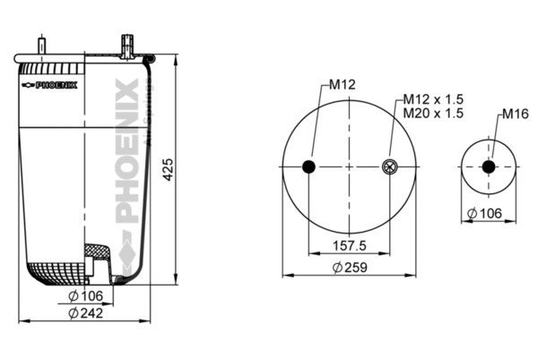Phoenix Veerbalg 1 DK 21 K-3