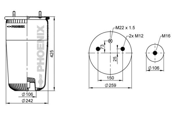 Phoenix Veerbalg 1 DK 21 K