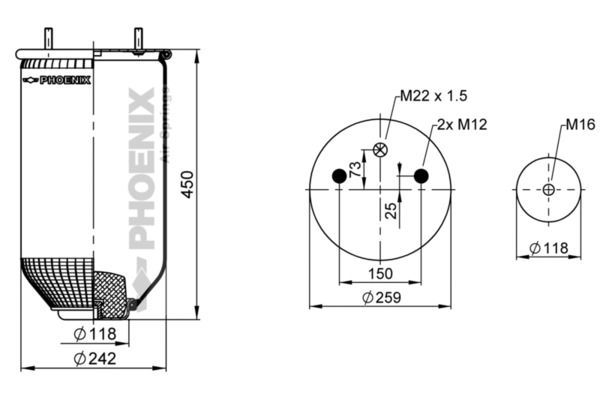 Phoenix Veerbalg 1 DK 22 E-9 NP